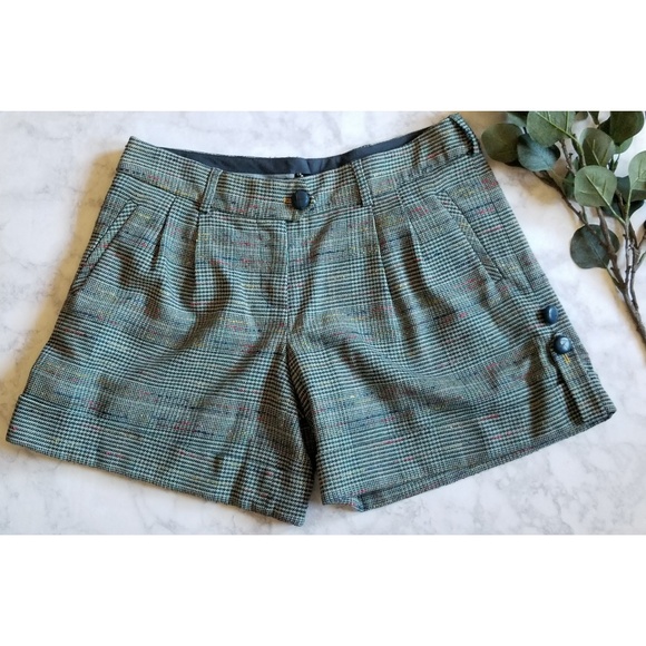 Anthropologie Pants - Anthropologie Wool Buttoned Shorts | RARE